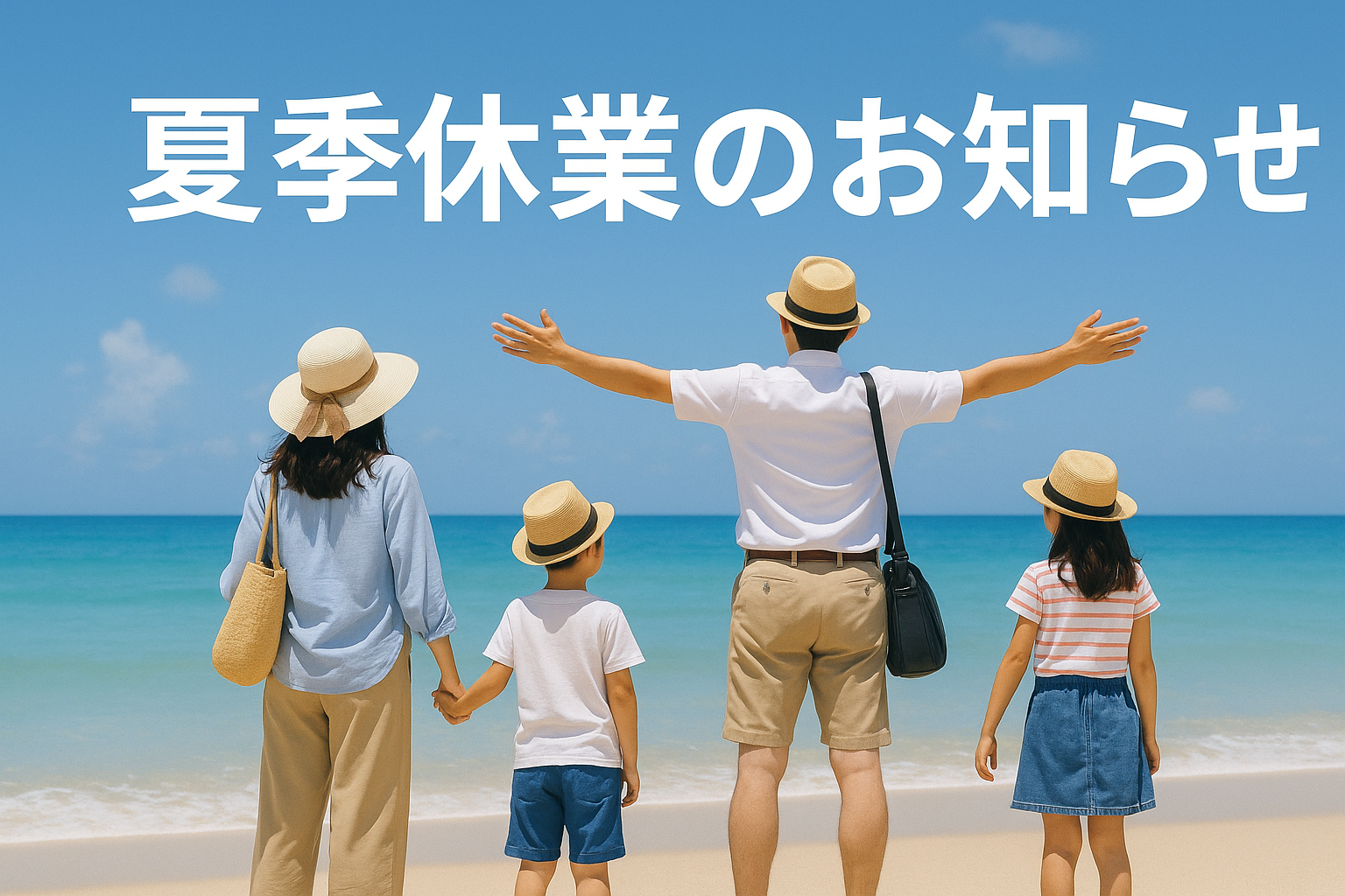 夏季休業のお知らせ