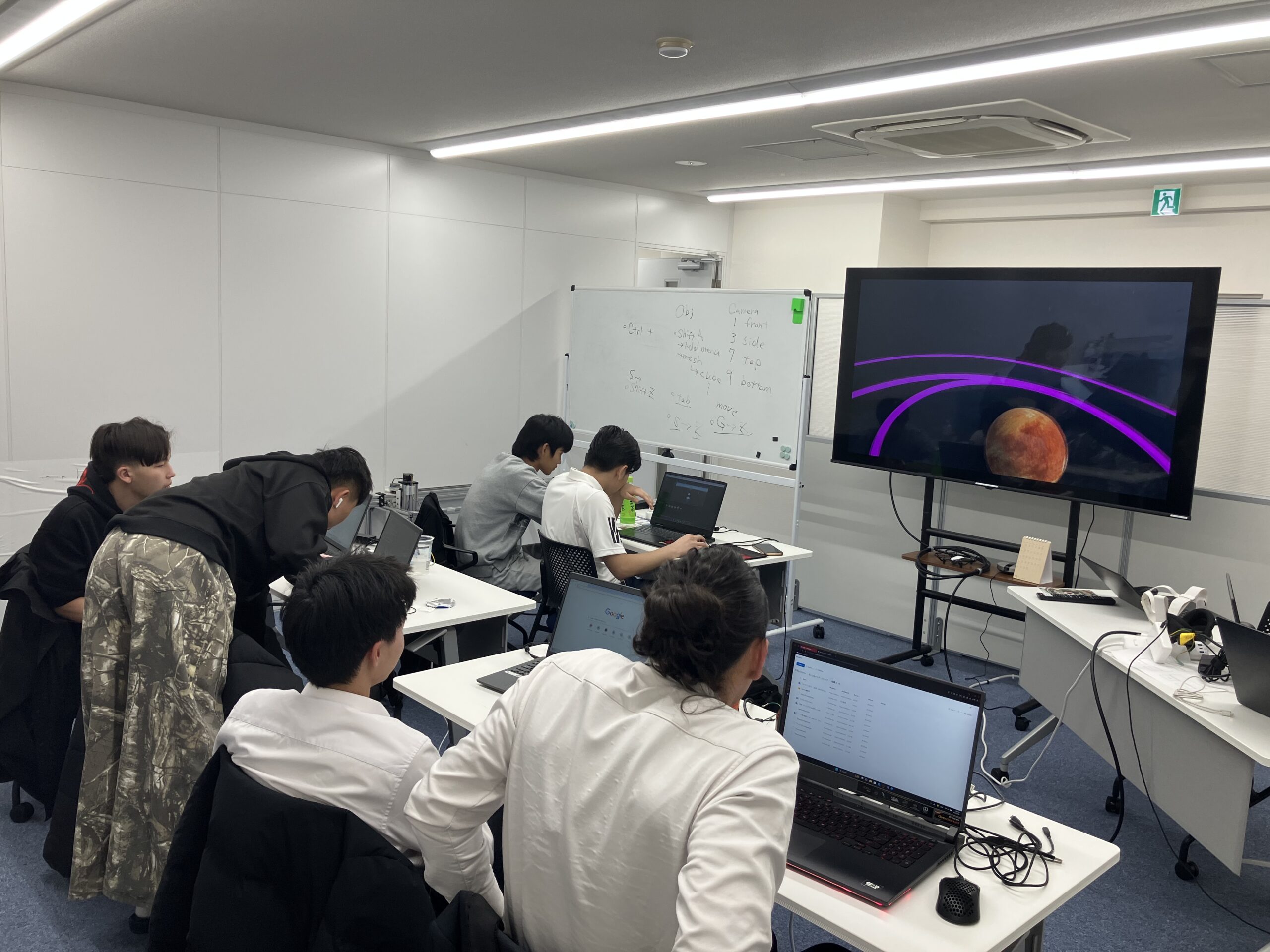 モンゴルからのインターン2日目