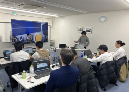 モンゴルからのインターン1日目